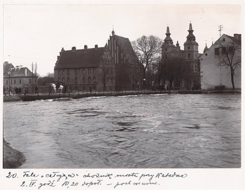 Kwiecień 1924. Poznań pod wodą