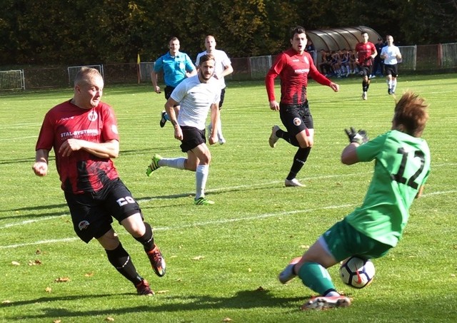 Krzysztof Pietluch w meczu sparingowym zdobył dwa gole.
