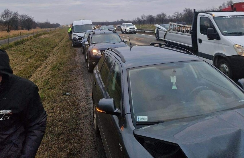 Karambol na autostradzie A4 w Krakowie. Zderzyło się sześć aut