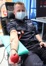 Puławy. Policja w akcji - funkcjonariusze oddali ponad 25 litrów krwi