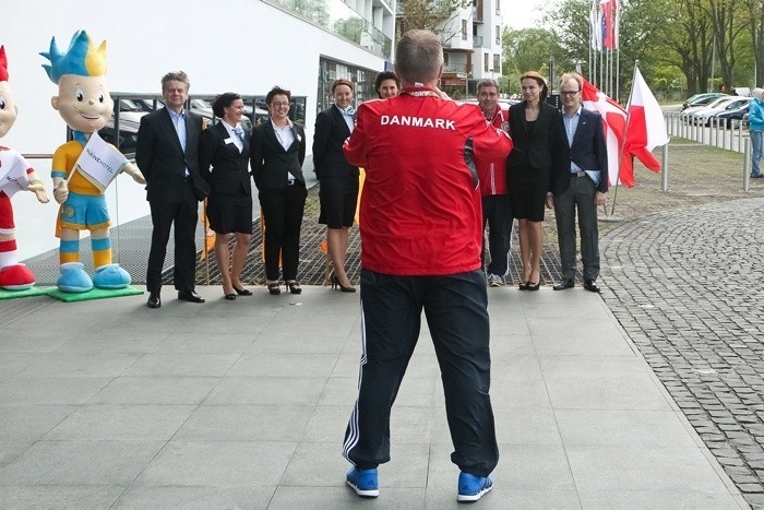 Euro 2012: reprezentacja Danii przyjechała do Koło...