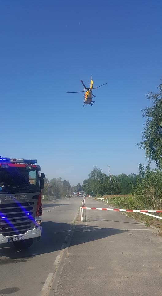 Wypadek w Dąbrowie Górniczej