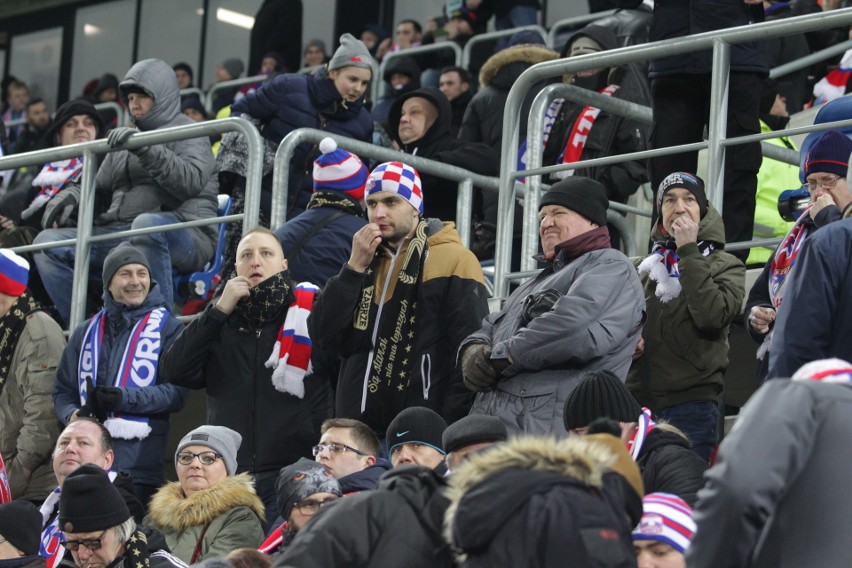 Górnik Zabrze - Wisła Kraków: mimo zimna, na trybunach był...