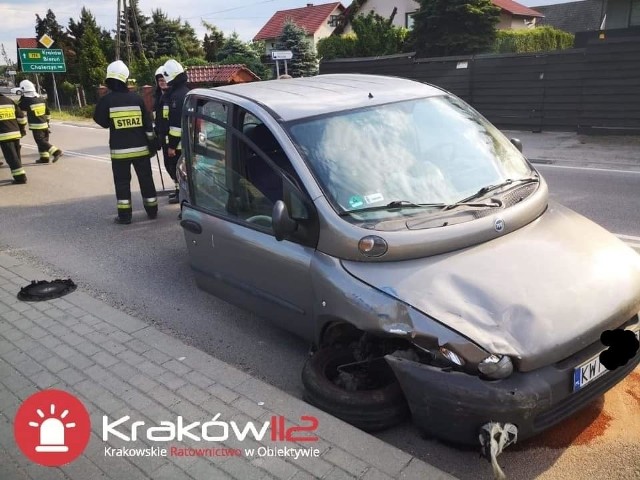 Wypadek w Kryspinowie, Zdjęcia dzięki uprzejmości serwisu Kraków 112.