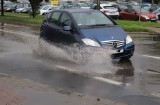 Kałuże na ulicach i chodnikach po opadach deszczu w Radomiu (ZDJĘCIA)