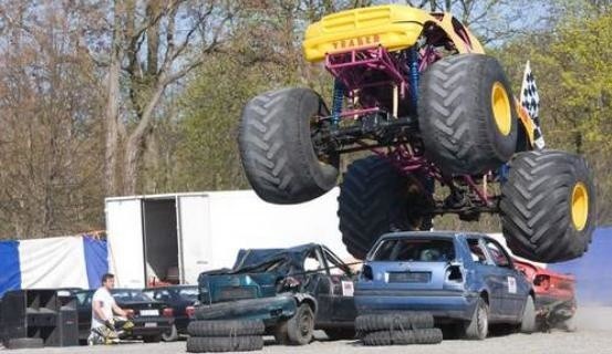 Monster truck na bydgoskiej "Gwieździe"