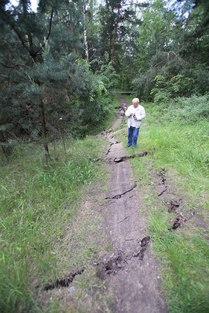 W Sosnowcu zapadła się ziemia. Zapadlisko powstało w okolicy...