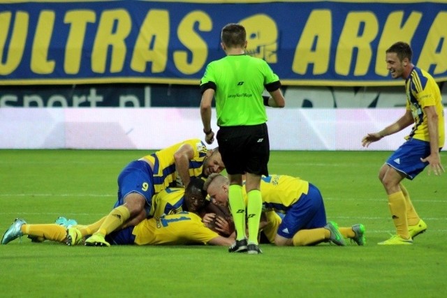 Arka Gdynia pokonała GKS Katowice po golu Tadeusza Sochy