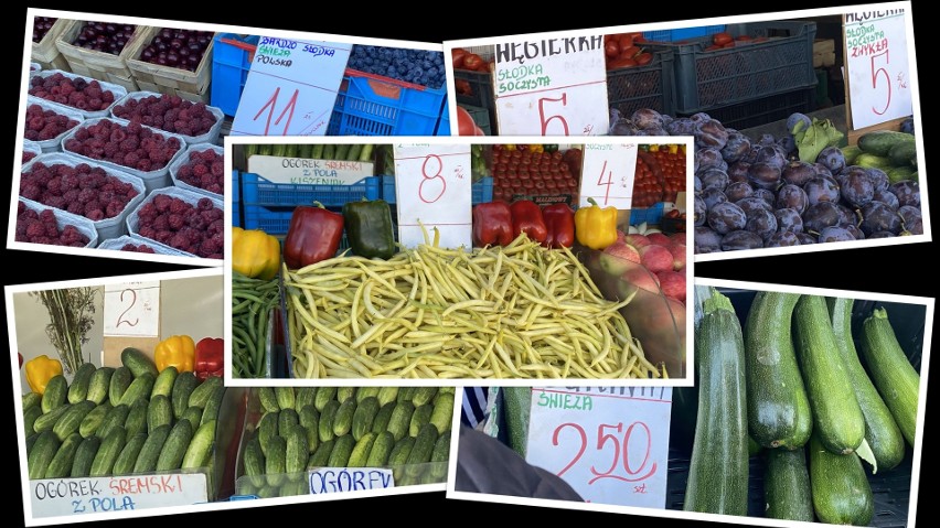 Ile kosztowały świeże warzywa i owoce na kieleckich...