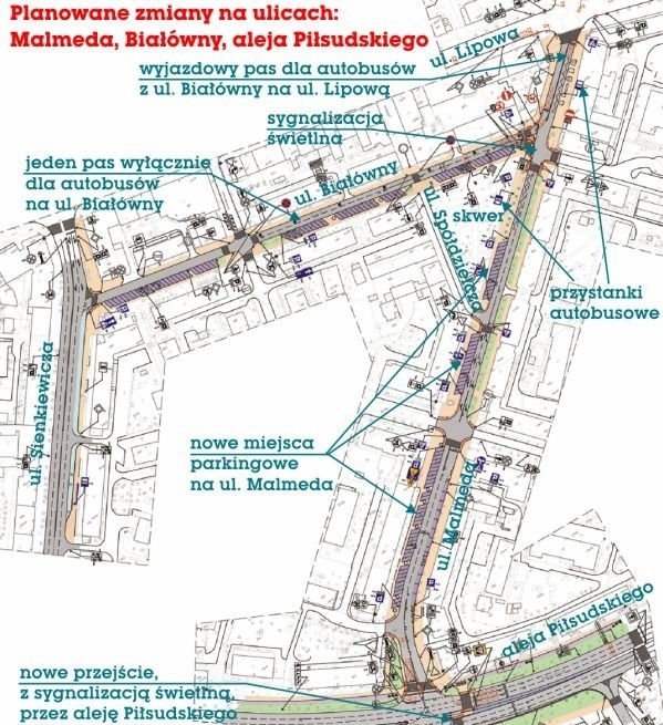 Remont ulic w centrum Białegostoku zmieni ruch na kilku ulicach, które dotąd były niewielkimi ciągami komunikacyjnymi
