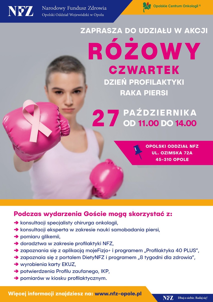 W czwartek (27 października) w godz. 11:00-14:00 NFZ w Opolu...