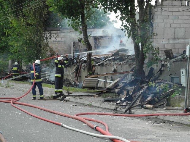 Pożar w Pyrzycach. 64 osoby straciły dach nad głową. Lokatorzy trafili do tymczasowych mieszkań.