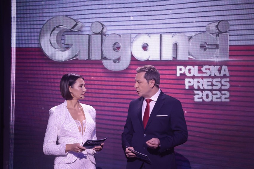 Prowadzący galę Anna Popek oraz Michał Adamczyk