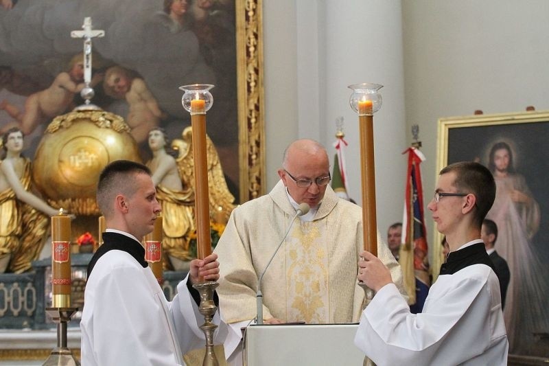 Poświęcenie sztandaru Świętokrzyskiego Związku Hodowców Bydła na Świętym Krzyżu