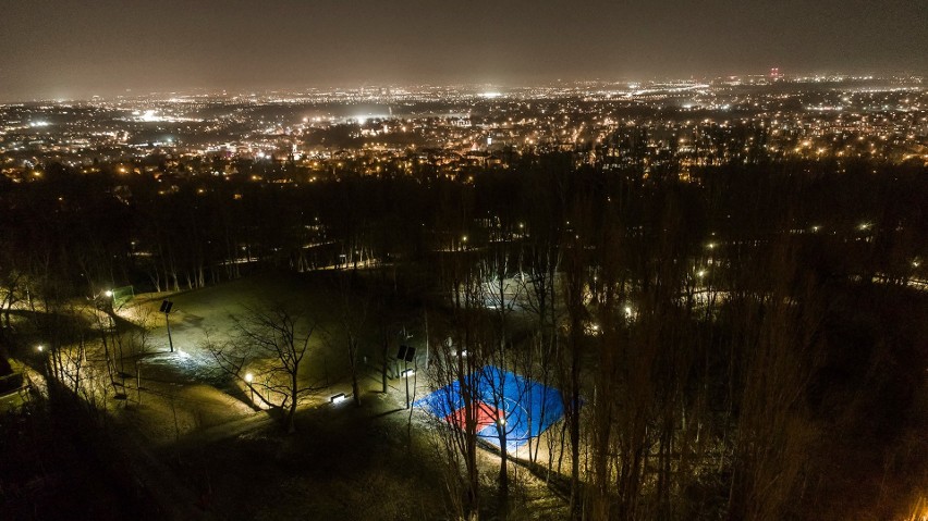 Na Stok pod Baranem w Wieliczce powstał nowy miejski park,...