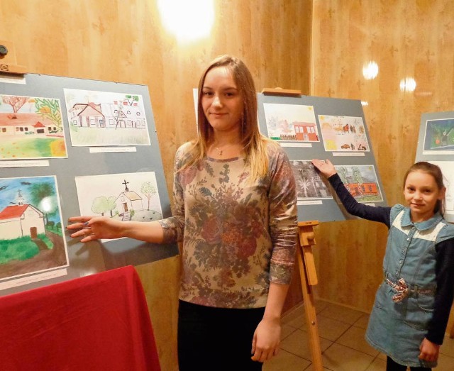 Natalia Karp i Emilia Zagól pokazują swoje prace