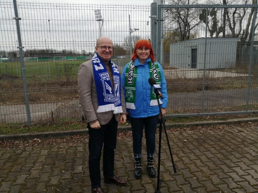 Poseł Bartłomiej Wróblewski i poznańska radna Lidia Dudziak...