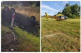 Świdry. Wypadek na DK58 na trasie Szczuczyn - Biała Piska. Cztery osoby ranne [ZDJĘCIA]