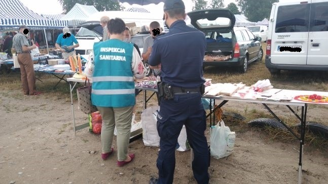 Ostrów Maz. Mandaty za brak maseczek. Wspólne działania policji i sanepidu