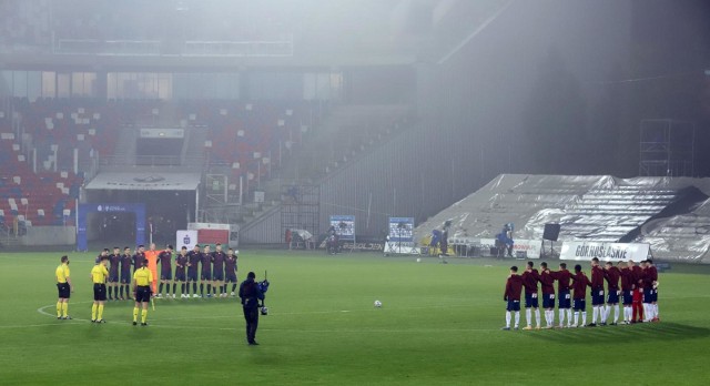 27.11.2020 gornik zabrze - pogon szczecin ekstraklasa fot. karina trojok / dziennik zachodni / polska press