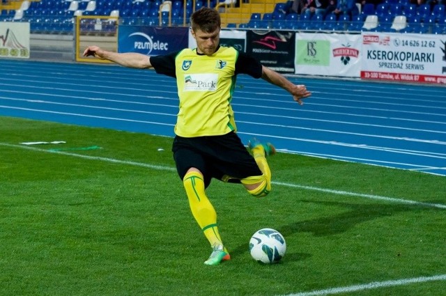 Tomasz Persona rozegrał w Mielcu przeciętne spotkanie.