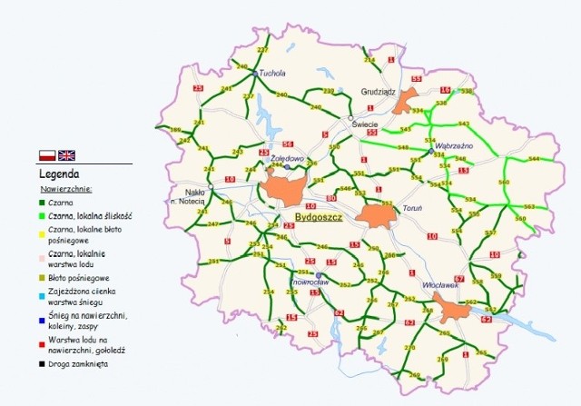 Najbardziej niebezpiecznie jest w północno-wschodniej części naszego województwa.