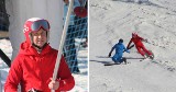 Prezydent Andrzej Duda znów na nartach w Jurgowie. Na stoku pomógł narciarzowi, który upadł ZDJĘCIA