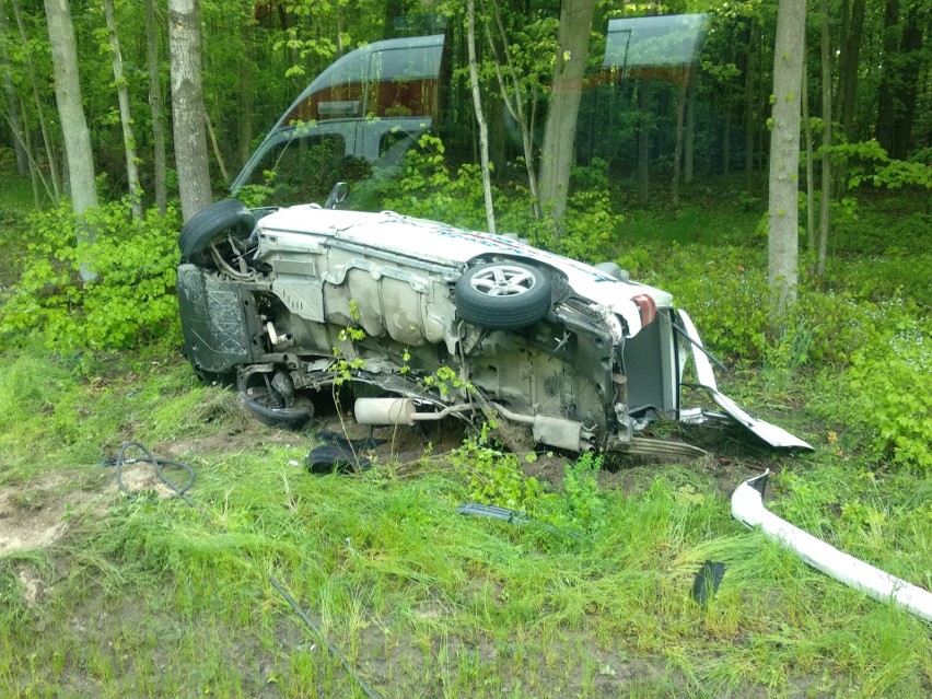 Wypadek w okolicach Rościszewa. 2 poszkodowanych. 24.05.2020...