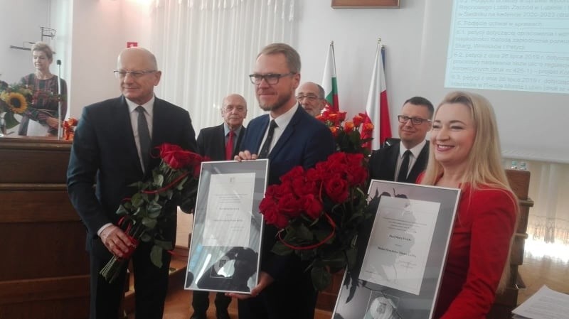 Michał Krawczyk i Marta Wcisło tortem pożegnali się z Radą Miasta Lublin