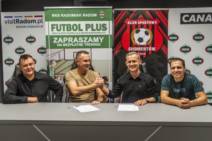 Radomiak Radom Futbol Plus oraz Hubertus Chomentów podpisali...
