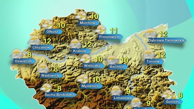 Prognoza pogody dla Małopolski na sobotę