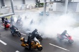 Kilkudziesięciu motocyklistów przejechało przez Zieloną Górę. To było pożegnanie tragicznie zmarłego kolegi