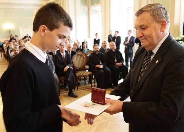 Wśród nagrodzonych był m.in. Grzegorz Torbicz, szóstoklasista ze Szkoły Podstawowej nr 4 w Białymstoku