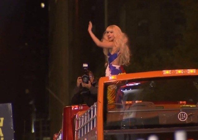 Lady Gaga uświetniła otwarcie salonu odzieżowego na Times Square