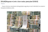 Wygrała w Lotto 35 mln i chce połowę rozdać... Uwaga na oszustwo