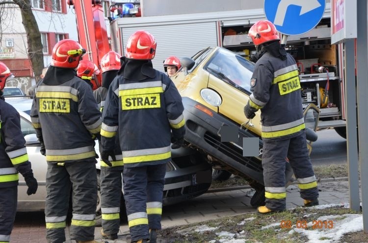 Dziś około godziny 14.40 miała miejsce nietypowa kolizja.