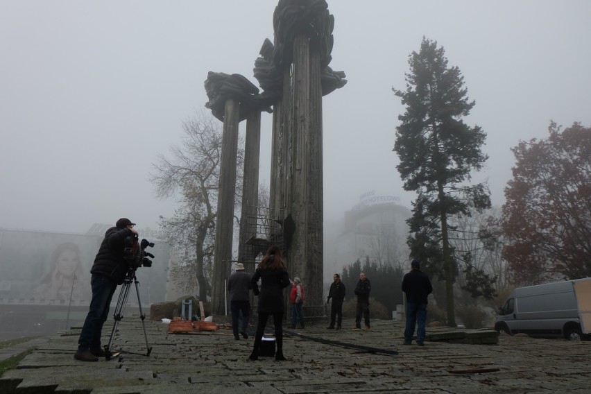 Dziennikarz Andrzej Kłopotowski bronił pomnika przed...