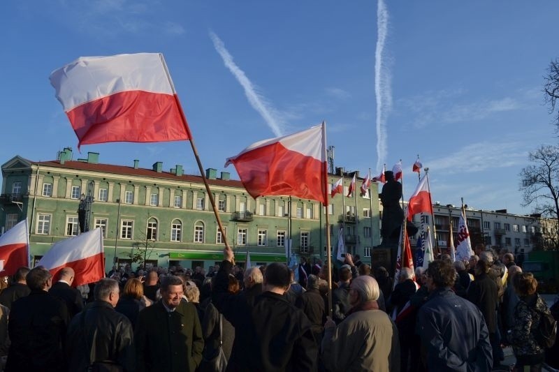 Częstochowa. Marsz Niepodległości środowisk prawicowych