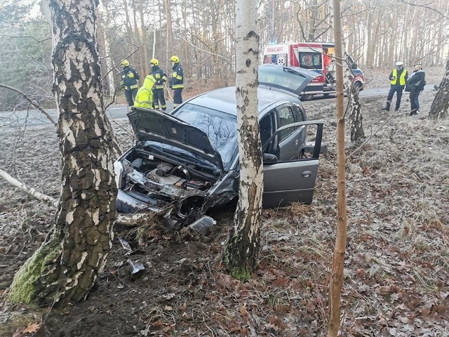 Jak podają strażacy, dziś rano zostali wezwani do wypadku w Antoniewie, w którym zderzyły się trzy samochody.