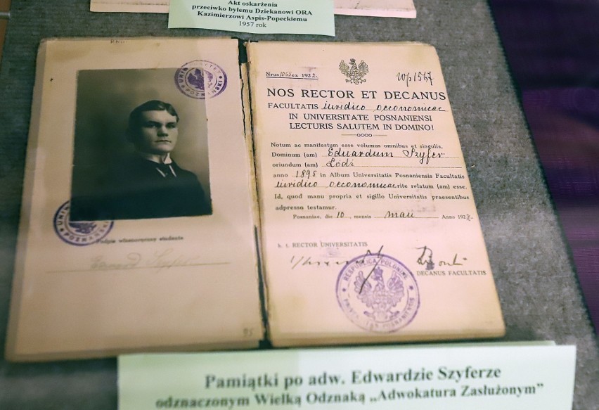 Wystawa z pamiątkami, czyli 100 lat łódzkiej adwokatury