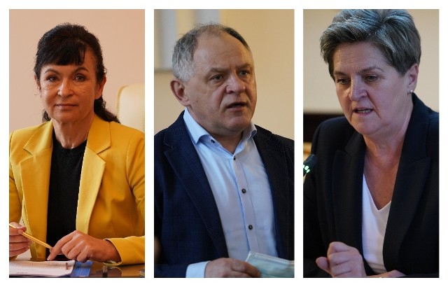 Od lewej: Renata Kiempa, Aleksander Szopa, Danuta Karaśkiewicz