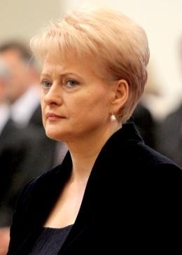 Tematami rozmów prezydent Dali Grybauskaitė i premiera łotewskiego rządu Valdisa Dombrovskisa były wspólne plany energetyczne oraz wspólne przezwyciężanie recesji Fot. ELTA