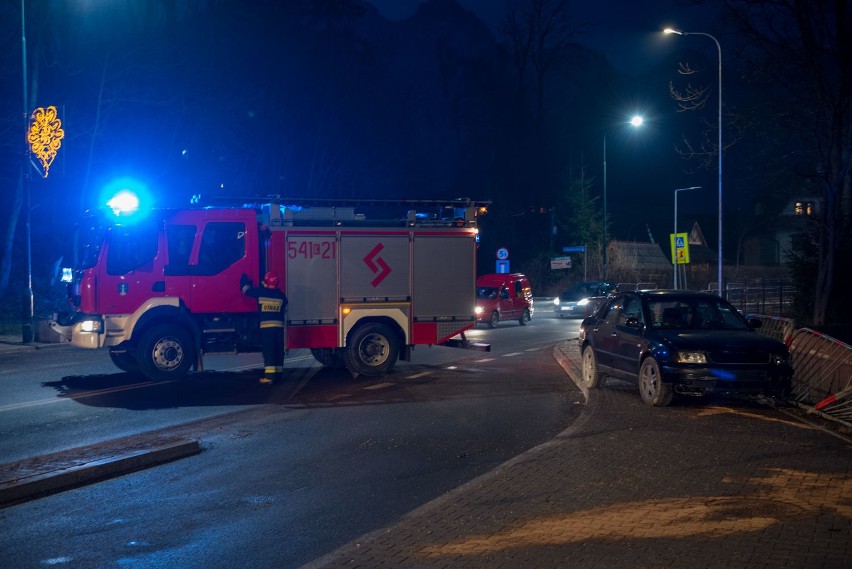 Zakopane: Groźny wypadek w rejonie szkoły podstawowej