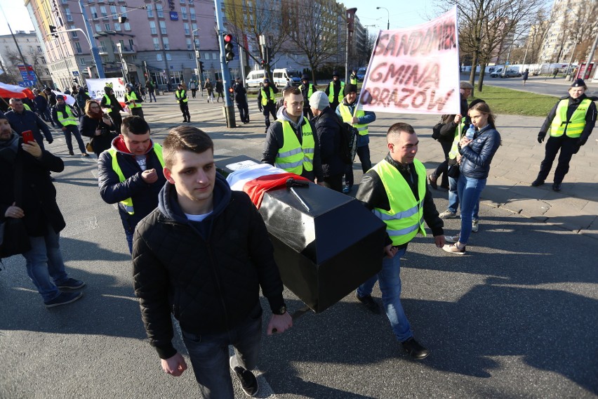 Protest rolników w Warszawie, 3 kwietnia 2019 r.