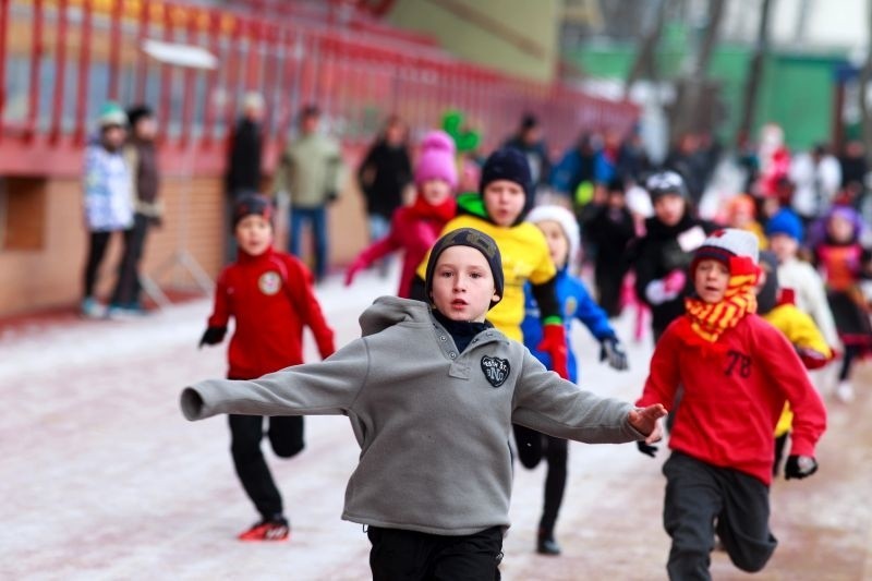 XXXI Bieg Sylwestrowy na stadionie BOSiR (zdjęcia)