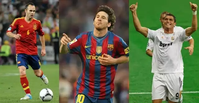 Dla kogo Złota Piłka 2012? Andres Iniesta, Leo Messi, czy Cristiano Ronaldo?