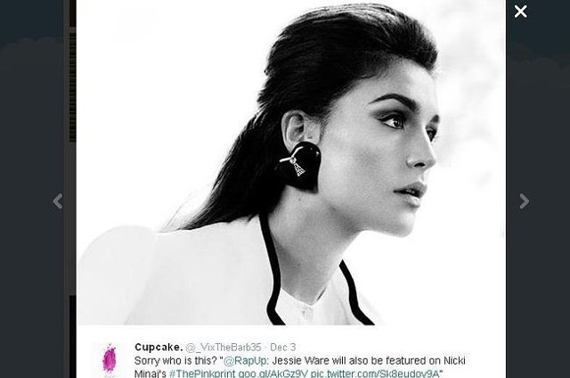 Jessie Ware (fot. screen z Twitter.com)