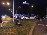 Zderzenie dwóch aut na skrzyżowaniu ulicy Częstochowskiej i obwodnicy Opola