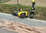 Zderzenie dwóch motocykli w Janczowej. Jeden z kierowców został poszkodowany i trafił do szpitala