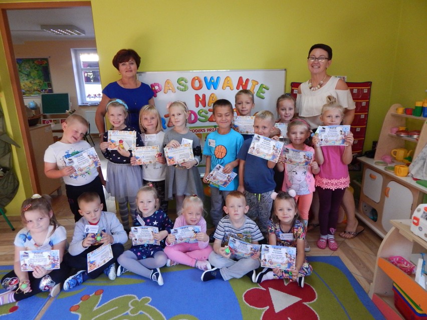 Uroczyste pasowanie na przedszkolaka w Słowinie